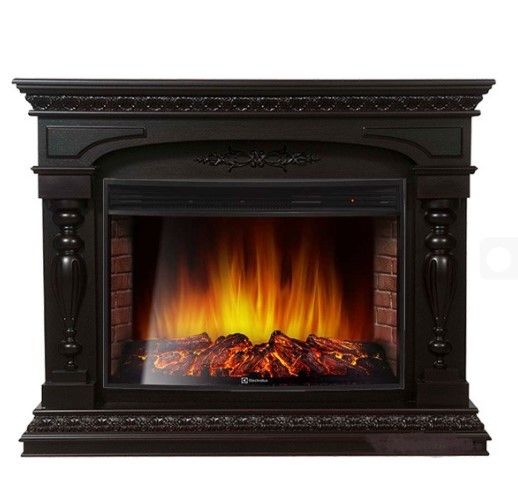 Электрокамин с широким очагом 2D Electrolux Perfetto R 30 Венге с очагом 33 дюйма (EFP/P - 3320RLS)