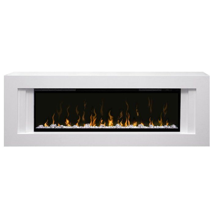 Линейный электрокамин Dimplex Line Белый с очагом Ignite XLF50