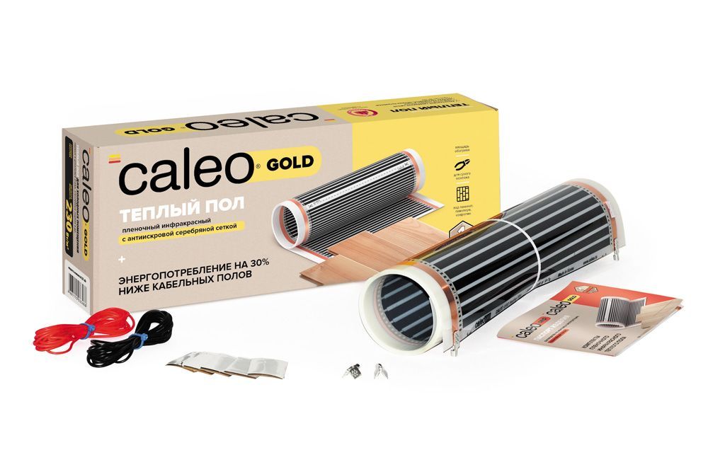 Пленочный теплый пол CALEO GOLD 230 Вт/м2, 5 м2