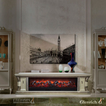 Линейный электрокамин Glenrich Георгия Delux (Premier S130)
