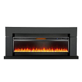 Линейный электрокамин Royal Flame Lindos Graphite Grey с очагом Vision 60 (Серый графит)
