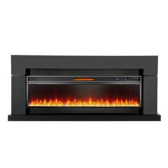Линейный электрокамин Royal Flame Lindos Graphite Grey с очагом Vision 60 (Серый графит)