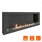 Биокамин SteelHeat WALL 1500