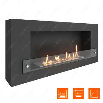 Биокамин SteelHeat WALL 900