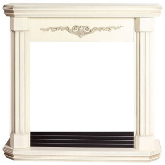 Широкий портал InterFlame Виелтон под очаг Foton 23 FX цвет (белый, бежевый, бежевый с золотом; белый с золотом)