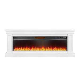 Линейный электрокамин Royal Flame Geneva 60 с очагом Vision 60 (Белый)