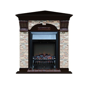 Электрокамин с классическим очагом 2D Glenrich Арочный угловой (Fobos BL)