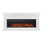 Каминокомплект Valletta 60 - Белый с очагом Vision 60 LED