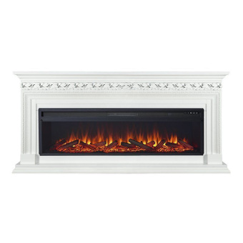 Каминокомплект Valletta 60 - Белый с очагом Vision 60 LED
