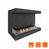 Биокамин фронтальный SteelHeat LONG 900