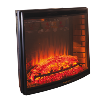 Широкий очаг 2D InterFlame Panoramic 02-33 LED FX