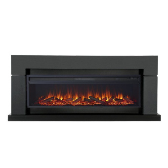 Линейный электрокамин Royal Flame Lindos Graphite Grey с очагом Vision 60 (Серый графит)