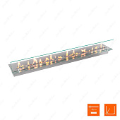 Топливный блок SteelHeat LINE GLASS 1100