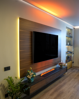 RealFlame Cassette 630M 3D Black Panel