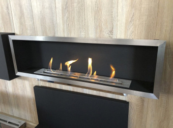 Встраиваемый биокамин Zefire Flagman 1600 шлифованный